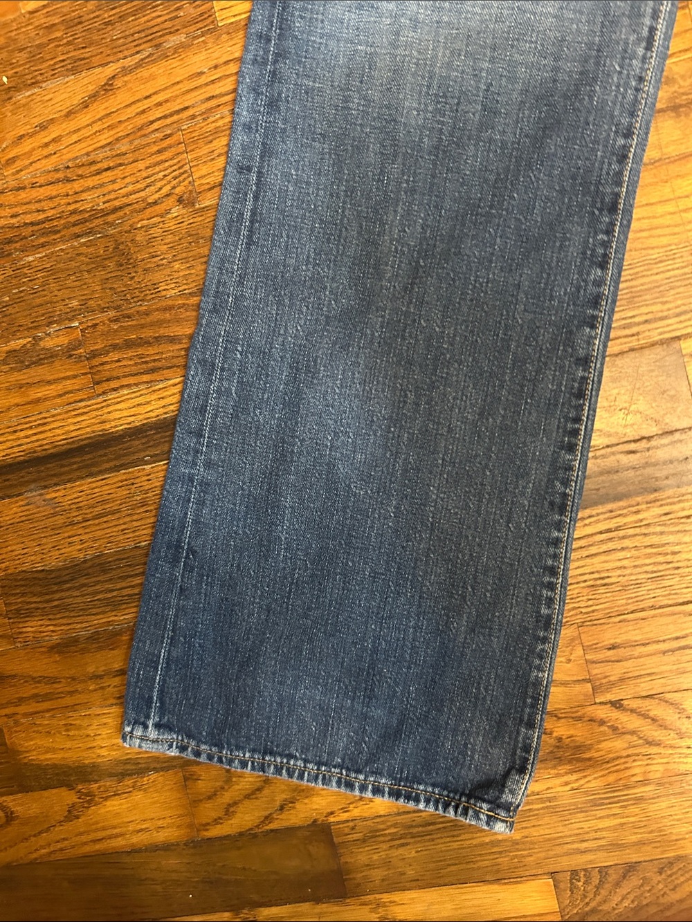 Ag Adriano Goldschmied Men's Bootcut Jeans in Medium Blue Wash - Picture 3 of 16